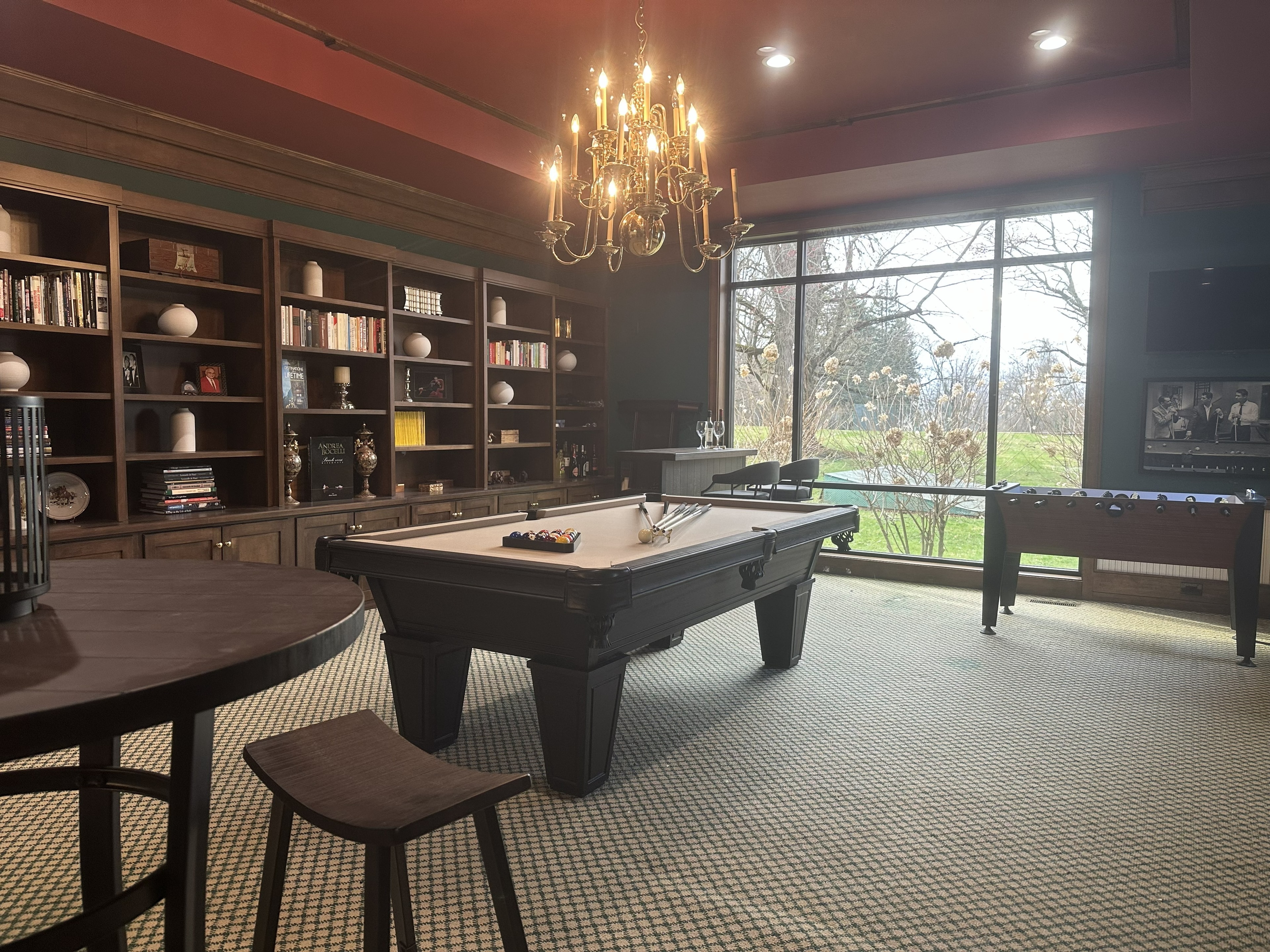 Main living room with sectional seating